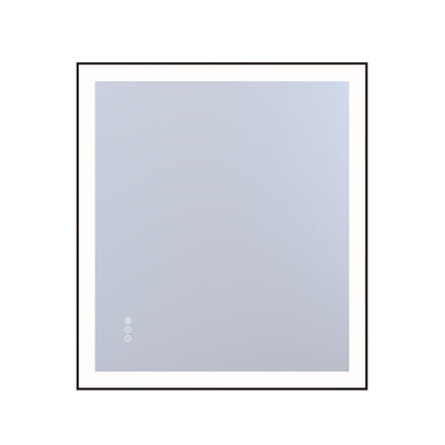Espejo de tocador para baño LED Sumerain con luces, espejo anti-vaho para pared de 32"x36" con iluminación frontal y trasera, brillo regulable, 3 temperaturas de color