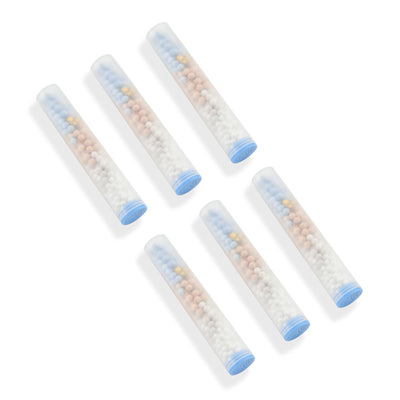 Cartucho de filtro de repuesto SUMERAIN SP4368-06 (paquete de 6), filtro de ducha de 4 etapas, cartucho universal de repuesto, purificador de agua dura, elimina cloro y metales pesados
