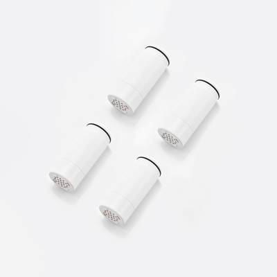 Cartucho de filtro de repuesto SUMERAIN SP7938-04 (paquete de 4), elimina cloro, metales pesados y suaviza agua dura