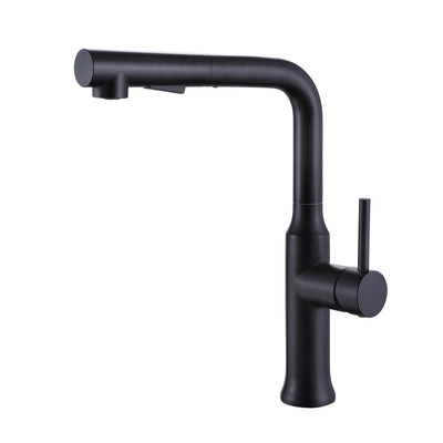 sumerain S6128P-MB Grifo de cocina extraíble de alta presión, acero inoxidable, giratorio 360°