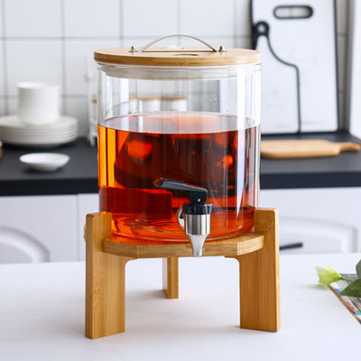 Sumerain Dispensador de Bebidas, Dispensador de Grifo de Acero Inoxidable Premium para Tarros, Jugos, Bebidas frías, Vino, Cerveza