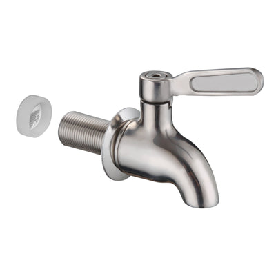 Sumerain Grifo para Dispensador de Bebidas, Dispensador de Grifo de Metal de Acero Inoxidable SUS304 para Tarro, Jugo, Bebida fría, Vino, Cerveza
