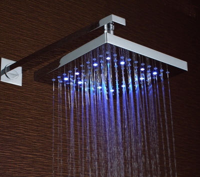 Brazo de ducha Sumerain S3073CL y rociador LED