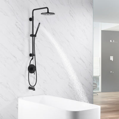Sistema de ducha Sumerain de bronce frotado con aceite para modernización y remodelación