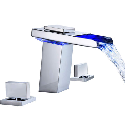 Grifo de baño generalizado, grifo de cascada con luz LED